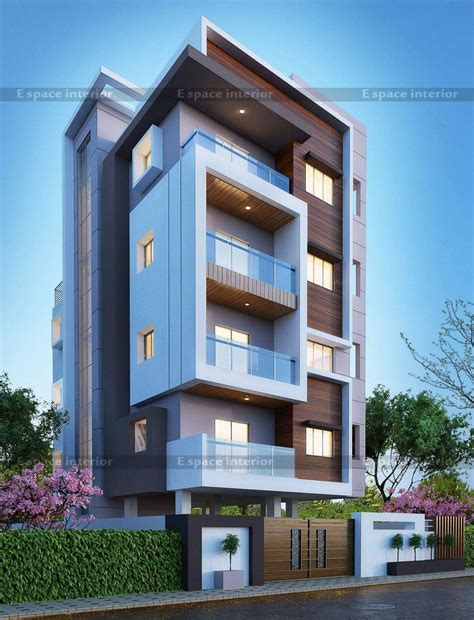 Pin by Dwarkadhish&Co. on Elevation-1 | Apartment architecture, Facade architecture, Facade design