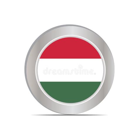 Hungarian National Flag Isolated in Official Colors Stock Vector - Illustration of ...