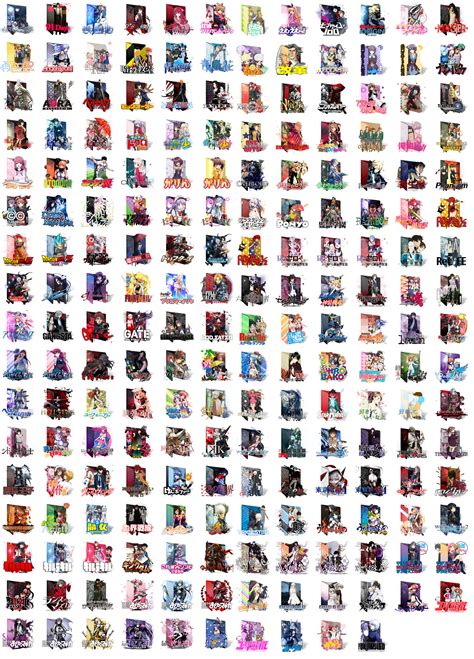 Anime Folder Icon pack 4 by pharrelle on DeviantArt