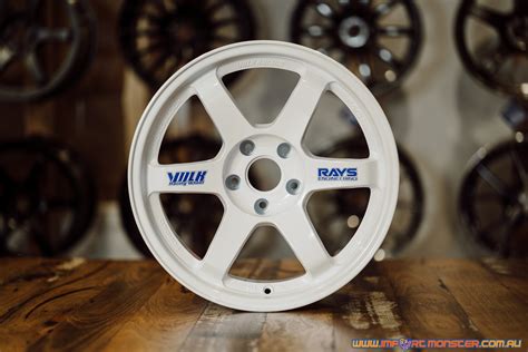 Rays Engineering Volk Racing TE37 white staggered 17×9″ +15 front and 17×9.5″ +12 rear 5×114.3 ...