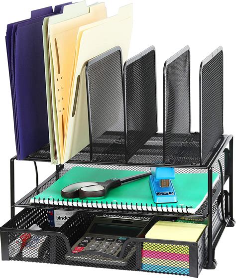 Mesh Desk Organizer with Sliding Drawer | Storables