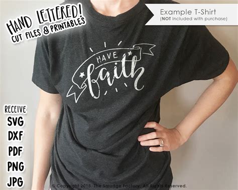 Have Faith SVG & Printable – The Smudge Factory