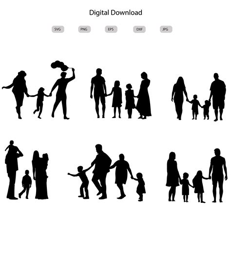 Family Svg family Silhouette Family Svg Bundle family Svg Design Family ...