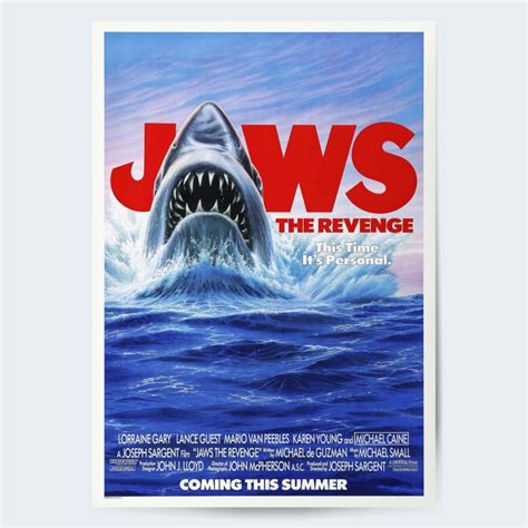 Jaws The Revenge Fine Art Movie Poster