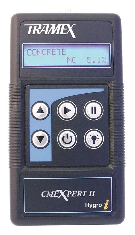 TRAMEX Moisture Meter, For Concrete/Wood, Digital - 45CY31|CMEX2 - Grainger