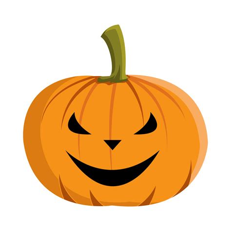 Halloween spooky pumpkin image with black and yellow colors. Scary pumpkin lantern PNG on a ...