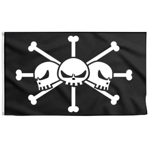 Blackbeard Flag One Piece - Jolly Roger | Sons Of Pirate