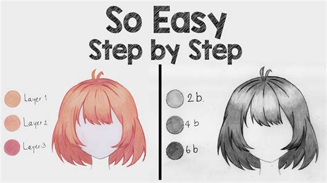 How To Shade Hair Anime Step By Step Learn how to color anime skin using colored pencils