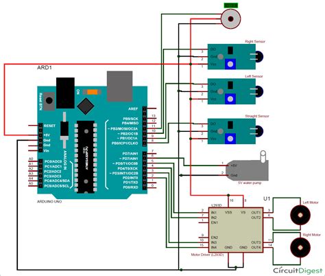 DIY Arduino Based Fire Fighting Robot Project with Code and Circuit Diagram