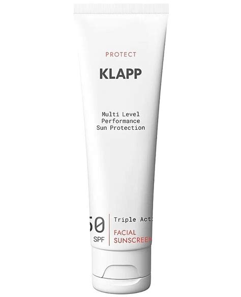 Klapp Sunscreen Sun Protection Triple Action Facial Sunscreen Spf 50 ...