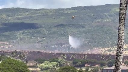 Crews put out brush fire that prompted temporary evacuation order on Maui | PBS News