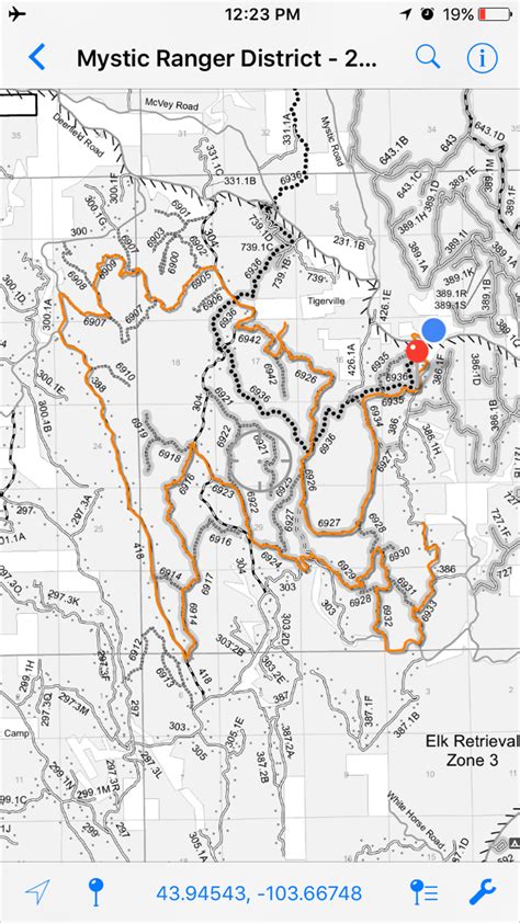 Black Hills Trail System Map