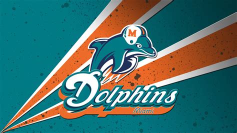 Miami Dolphins Logo Wallpaper | PixelsTalk.Net