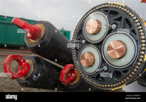 Submarine cable cross section hi-res stock photography and images - Alamy