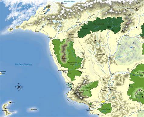 Faerun Icewind Dale Map - Maps and Airlines