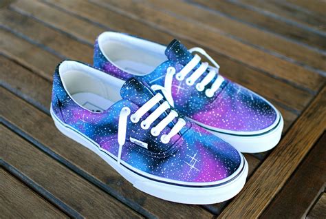 Custom Galaxy Vans Era shoes by BStreetShoes on Etsy