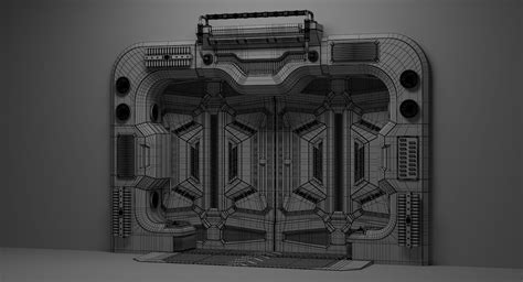 Sci Fi Door 3D Model $59 - .max .obj .fbx - Free3D