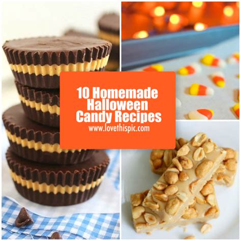 10 Homemade Halloween Candy Recipes