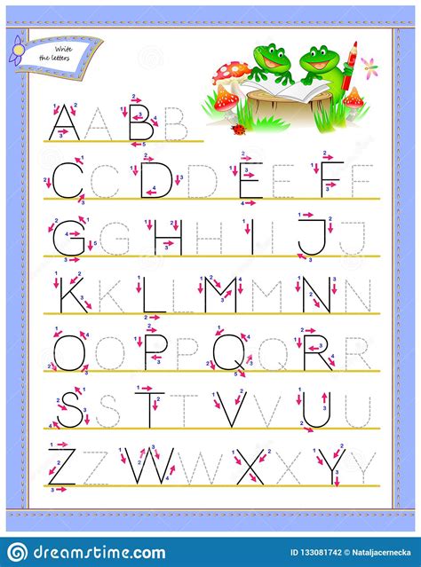 Letter Tracing Activity Sheets