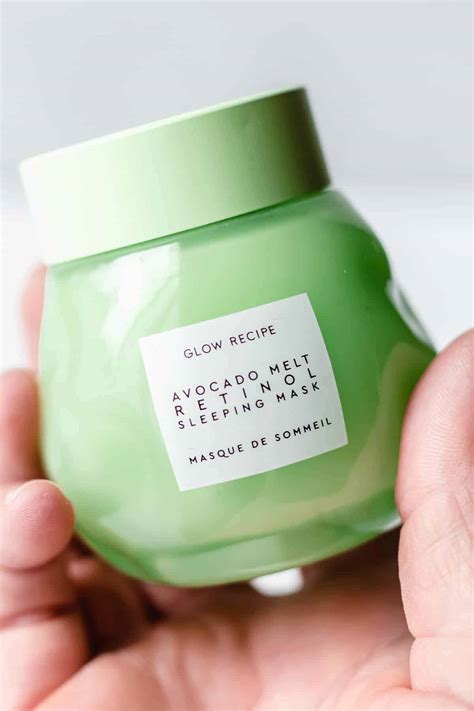 Glow Recipe Avocado Melt Retinol Sleeping Mask Review - Sweet Honey Life