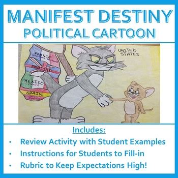 Manifest Destiny Political Cartoon Project by Mr Manley's History Class