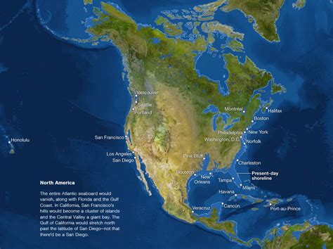 if All The Ice Melted: Scary rising sea level maps | Sea level rise, Ice melting, Sea level