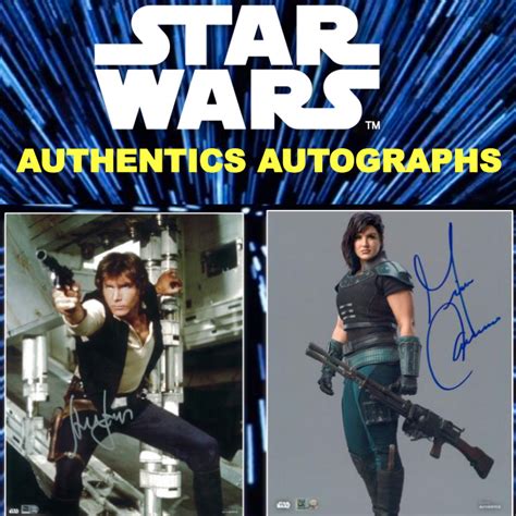 2020 Topps Star Wars Authentics Autographs 11x14 Checklist, Set Info