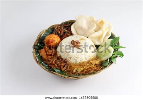 Nasi Uduk Betawi Coconut Flavored Steamed Stock Photo 1637805508 | Shutterstock