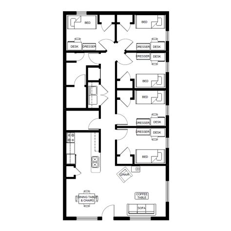 Mansfield Floor Plans : Living on Campus