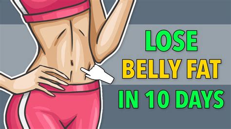 EXERCISE TO LOSE BELLY FAT IN 10 DAYS: WORKOUT TO LOSE WEIGHT AT HOME - YouTube