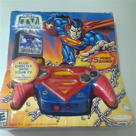 Superman Plug And Play TV Games, Toys & Games on Carousell