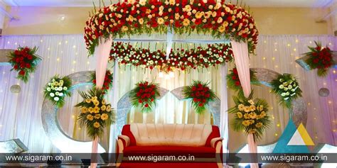 Reception and Wedding decoration at Anandha Thirumana Nilayam, Puducherry