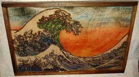 Finished the Great Wave print | Beyond the intersection of technology and life