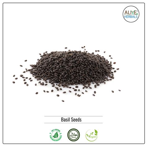 Basil Seeds - Buy Basil Seeds Benefits | Alive Herbal.