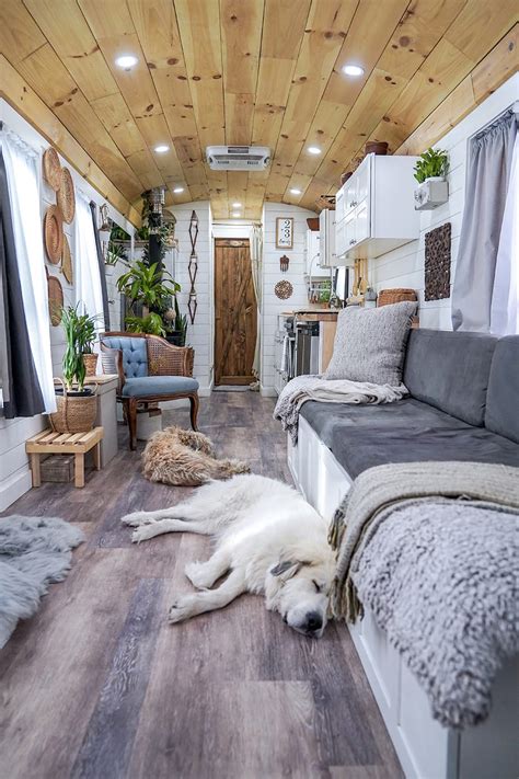 This couple ditched the burbs to travel in their converted school bus!