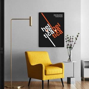 Helvetica Documentary Poster Digital Download Print Mid Century Wall ...