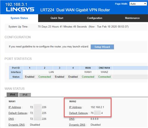 networking - Dual WAN router configuration - Super User