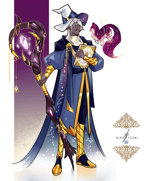 [OC][Art] Saros Stargazer - Divination Wizard : r/DnD