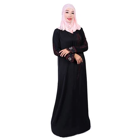 Islamic Embroidered Abaya With Beautiful Scarf - Buy Islamic Abaya,Embroidered Abaya,Abaya With ...