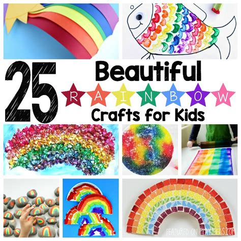 25 Beautiful Rainbow Crafts for Kids