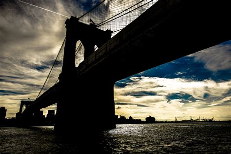 Brooklyn Bridge Silhouette by Ronald Monteron - Photo 18265569 / 500px