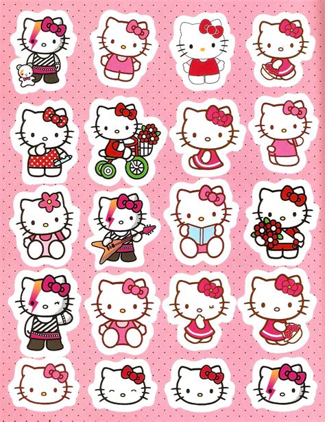 lavagrl4twenty | Pegatinas bonitas, Imprimibles kitty, Pegatinas kawaii