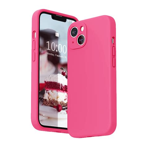 Hot Pink iPhone 13 Silicone Case - Caseface