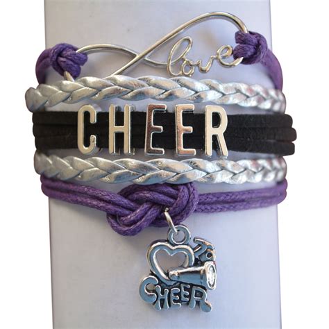 Infinity Collection - Girls Cheerleading Bracelet, Cheer Gifts- Cheer Jewelry- Cheer Bracelet ...