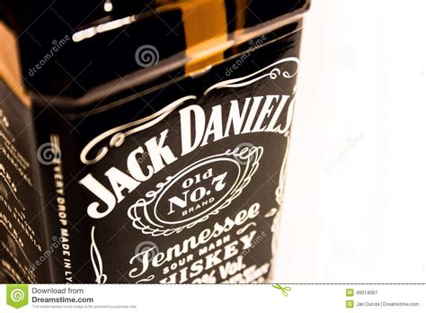 Jack Daniel S Bottle Detail Editorial Photography - Image of celebrate, close: 49314067