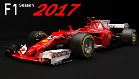 3D f1 ferrari sf70h 2017 model - TurboSquid 1180004