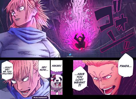 Jujutsu Kaisen Chapter 185: Panda says goodbye to his family, Hakari vs. Kashimo begins