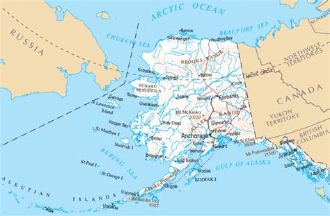 map of alaska with cities and towns | Alaska Map with Cities | Alaska map, County map, Alaska