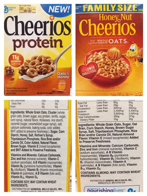 Honey Nut Cheerios Nutrition Facts 1 Cup - Nutrition Ftempo