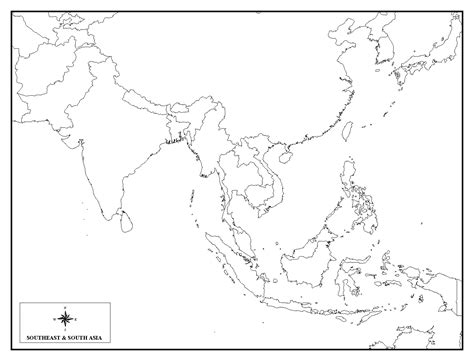 Asia Map Drawing at GetDrawings | Free download